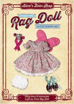 Rag Doll Outfit Making Kit - Fairy Outfit to fit our 54cm Rag Doll With or Without Pattern