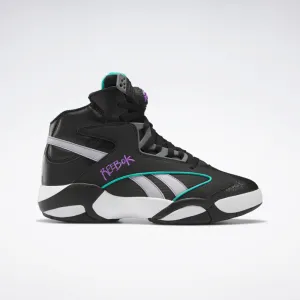 Reebok Footwear Men Shaq Attaq Shoes CBLACK/PURGRY/FTWWHT