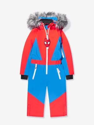 Roarsome Boys Spiderman Ski Suit in Red