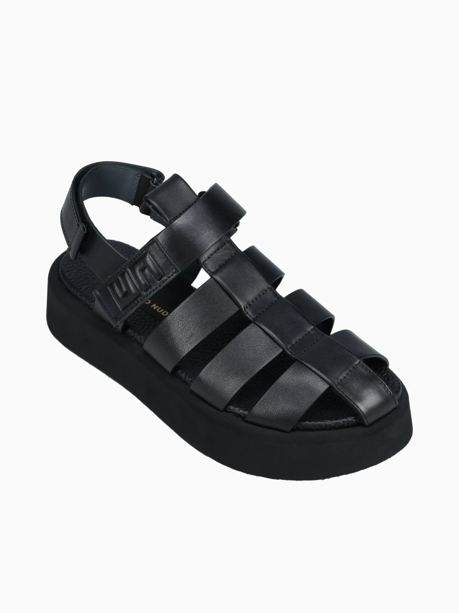 Roma Lo Womens Black Nappa