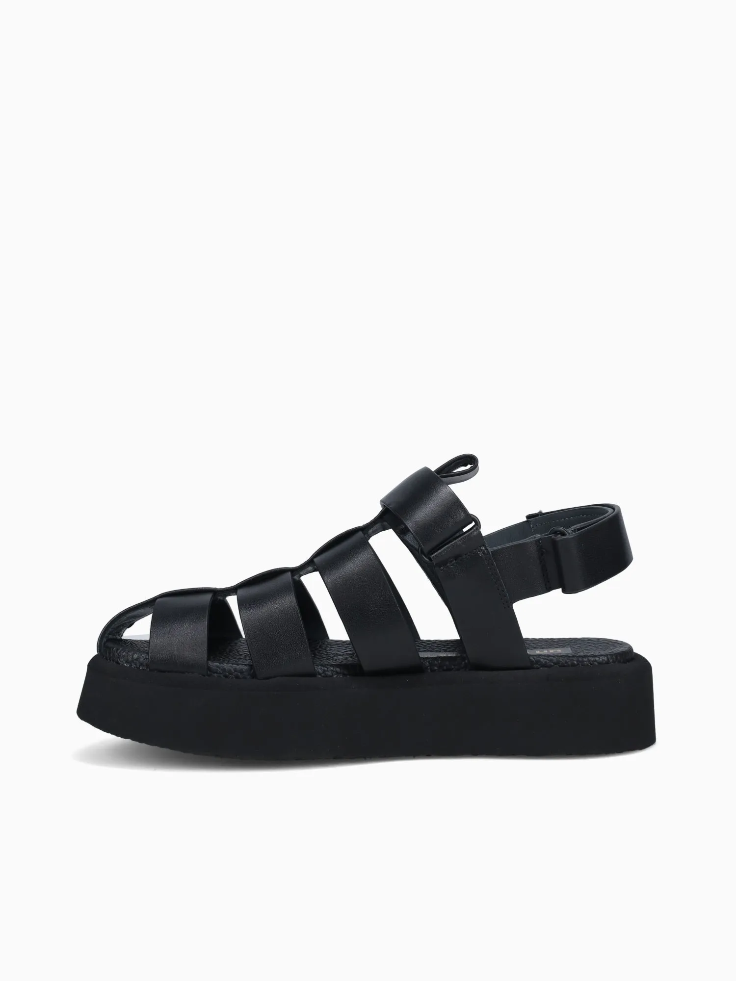 Roma Lo Womens Black Nappa