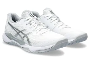 Sale $20 off - Asics Gel-Tactic 12 Women's Court Shoes, White / Pure Silver - Discount in the cart