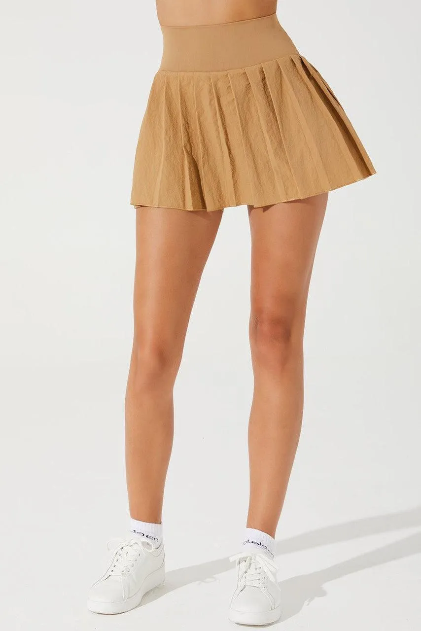 Serena Tennis Skirt - Cappuccino