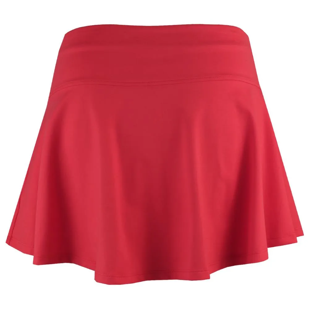 Sofibella Women's Wild Flowers 13" Skort - Berry Red