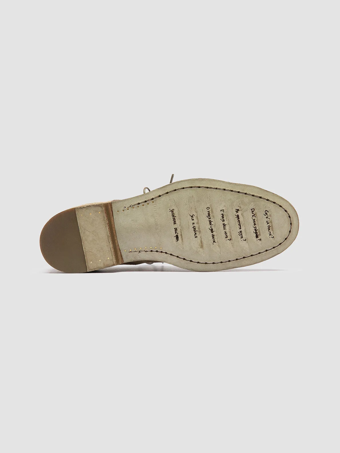 SOUND 002 - Taupe Suede Derby Shoes