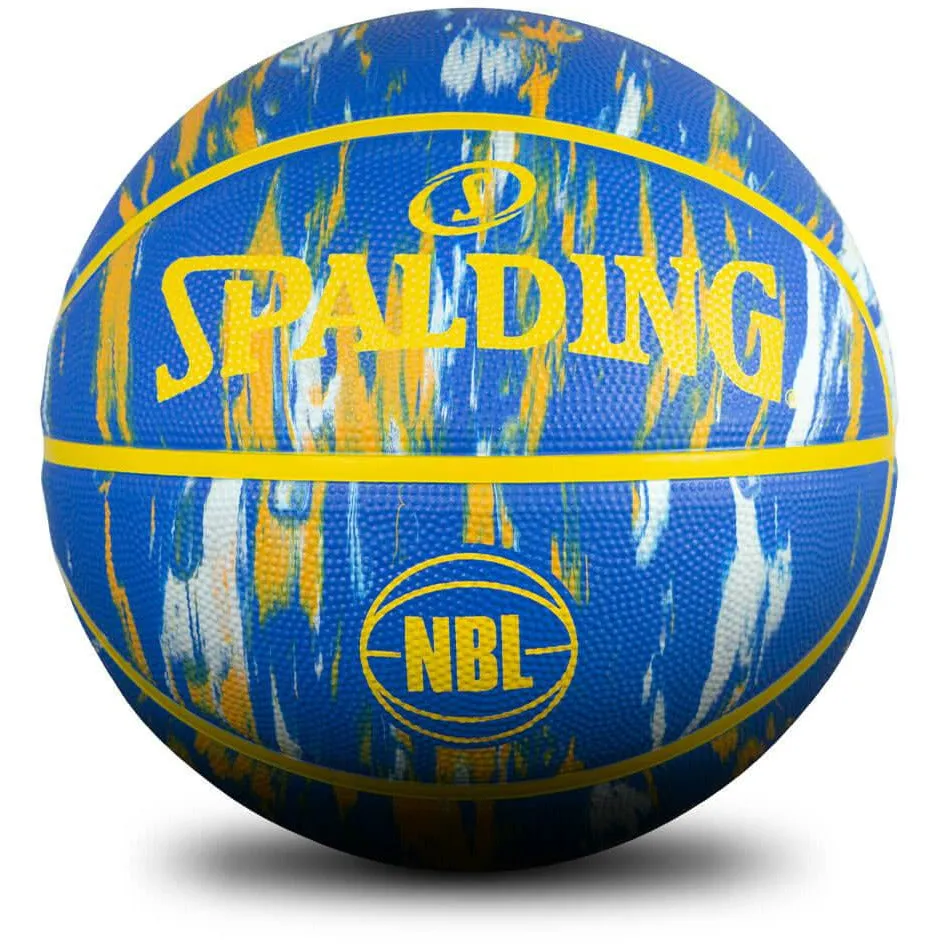 Spalding NBL Team Marble Outdoor Basketball - Brisbane Bullets