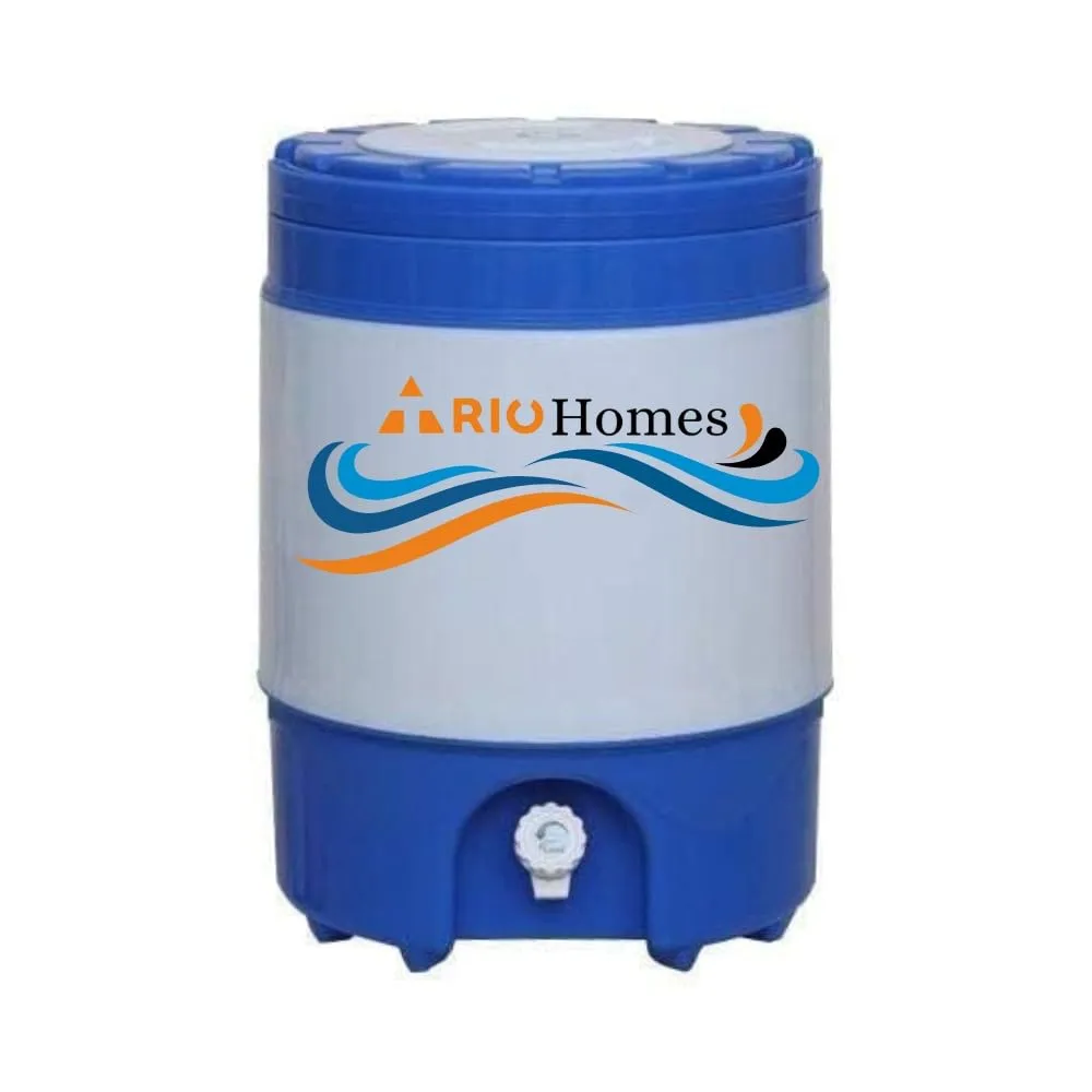 TRIOHOMES Plastic Insulated Water Camper 20 L (Multicolour)