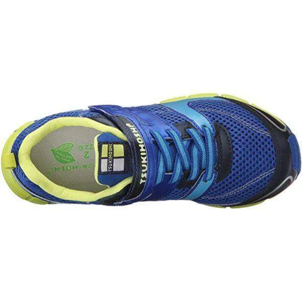 Tsukihoshi Velocity - Blue Lime | Lightweight, Machine Washable Sneakers