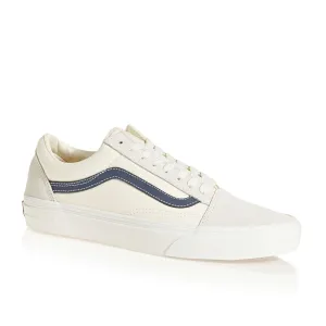 Vans Unisex Old Skool Vintage White Indigo Blue Suede Shoe