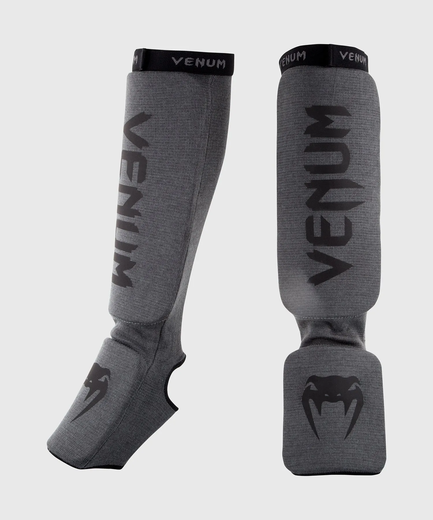 Venum Kontact Shin guards - Grey/Black