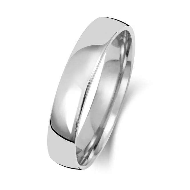 Wedding Band 18K Slight Court 4mm-1.2 Wedding  Ring WQ114WL