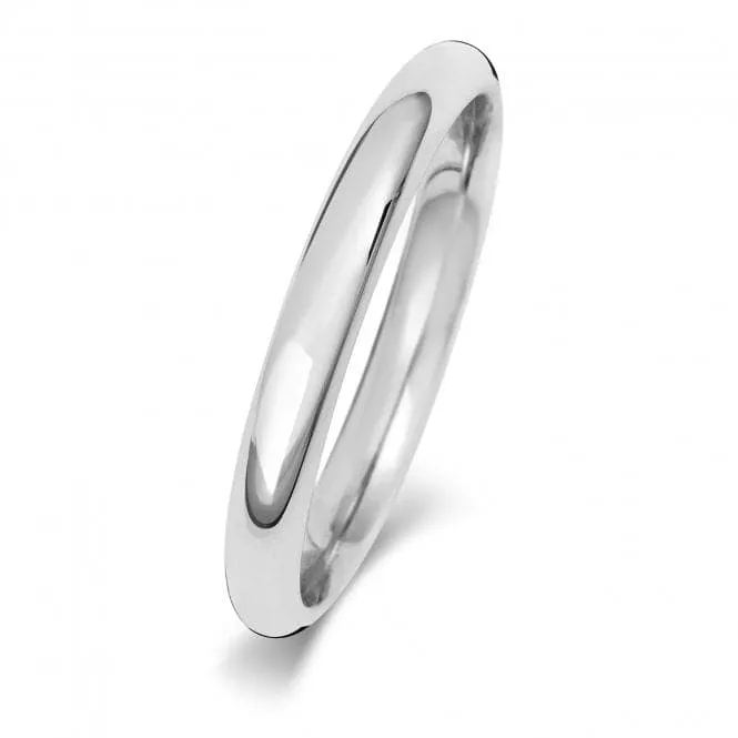 Wedding Band 18K Trad Court 2.5mm Wedding  Ring WQ162WL