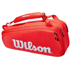 Wilson Super Tour 6 Pack - Red