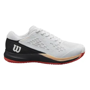 Wilson Women's Rush Pro Ace Pickler Pickleball Shoes White/Black/Living Coral