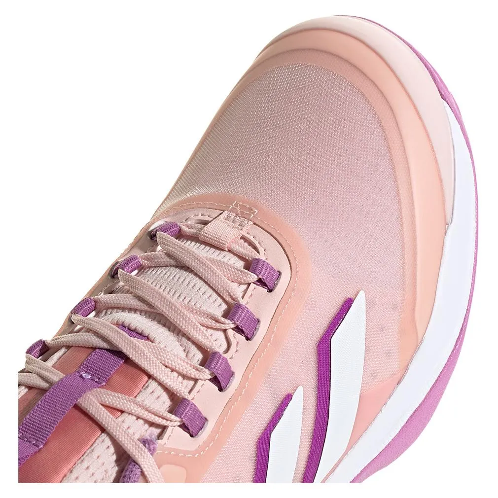 Womens Avacourt 2 Tennis Shoes Sandy Pink and Purple Burst