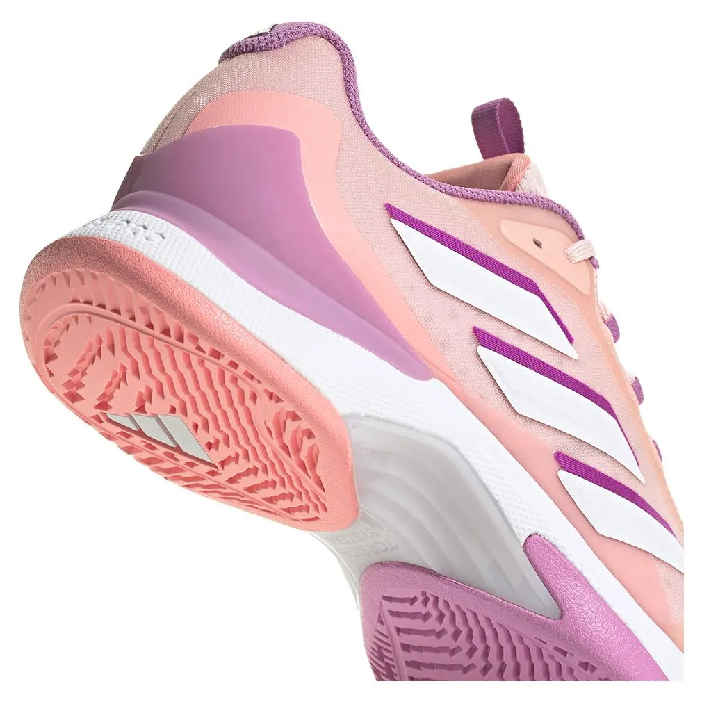 Womens Avacourt 2 Tennis Shoes Sandy Pink and Purple Burst