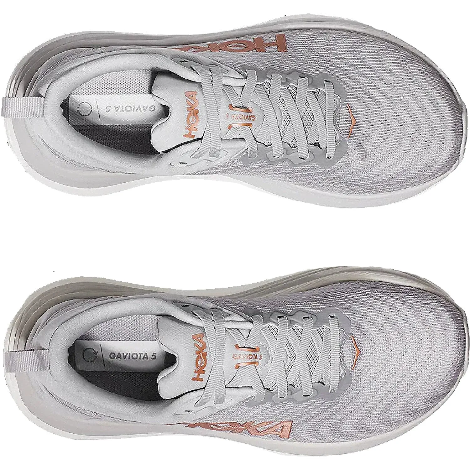 Women's Hoka Gaviota 5 Harbor Mist/Rose Gold Mesh