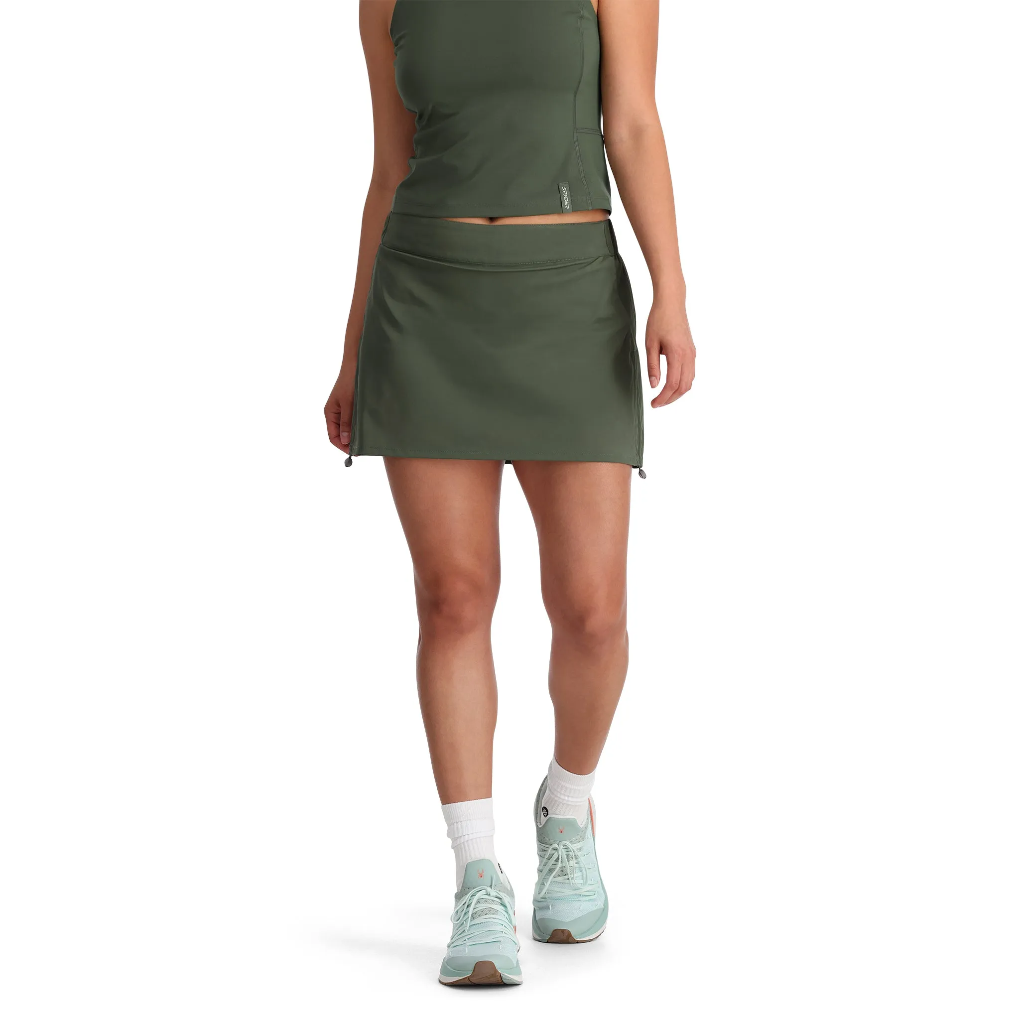 Womens Shift Skort - Thyme Green