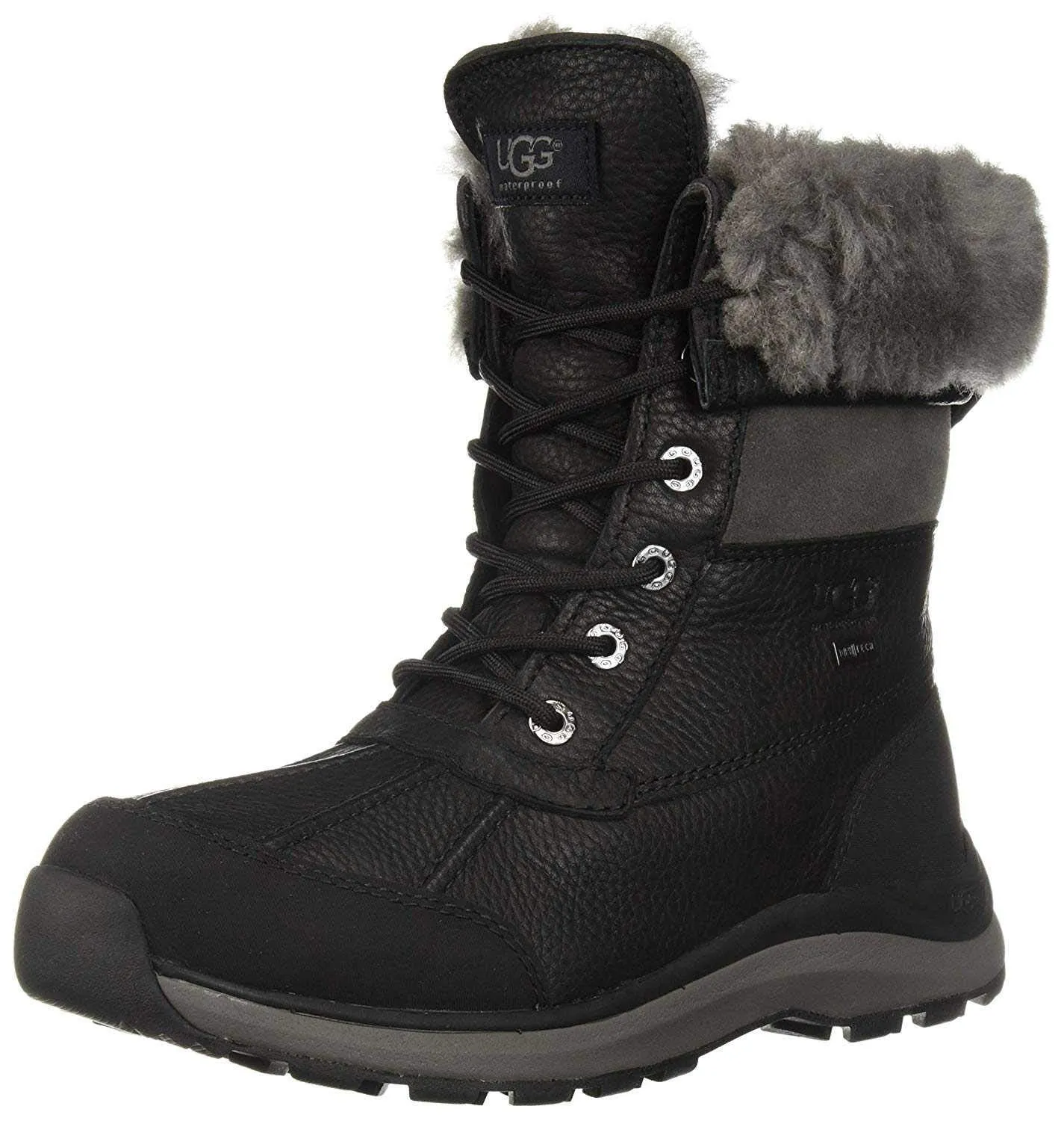 Women's Shoes UGG ADIRONDACK III Leather/Suede Winter Boots 1095141 Black