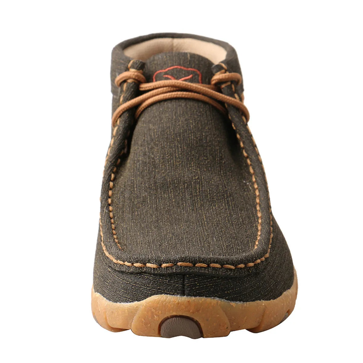 Women's Twisted X Charcoal/Brown Driving Mocs