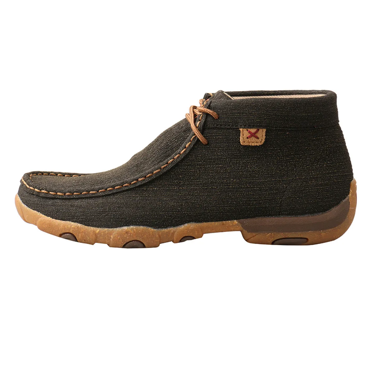 Women's Twisted X Charcoal/Brown Driving Mocs