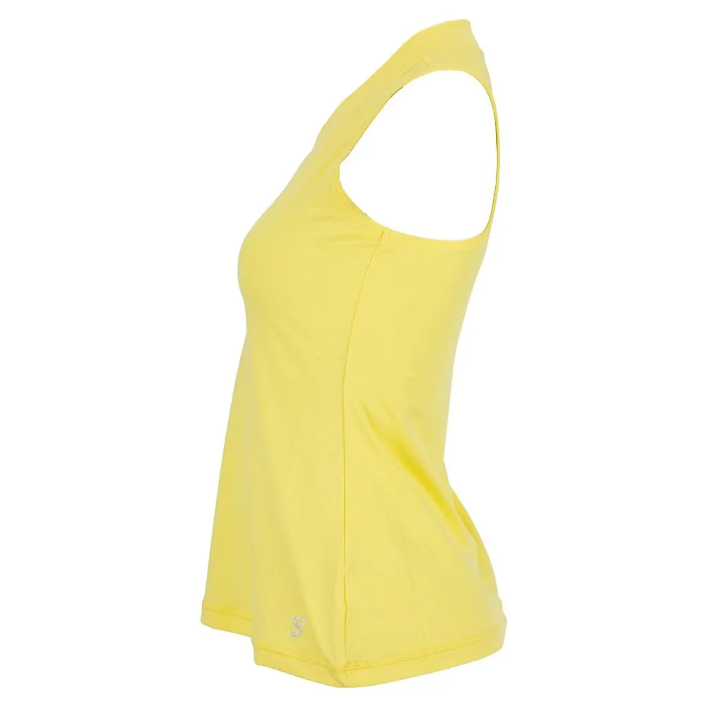 Women's UV Racerback Tennis Tank Sunshine