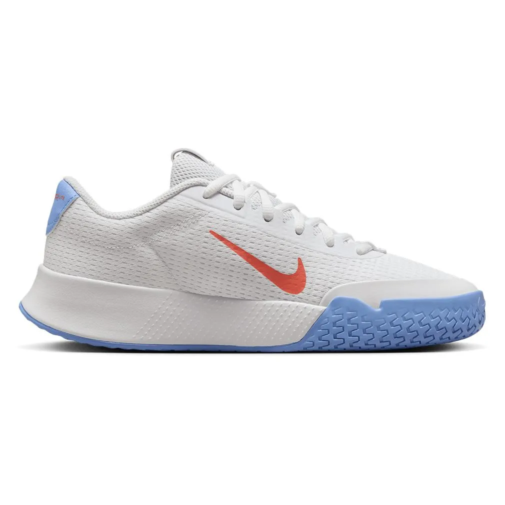 Women`s Vapor Lite 2 Tennis Shoes White and Lt Wild Mango